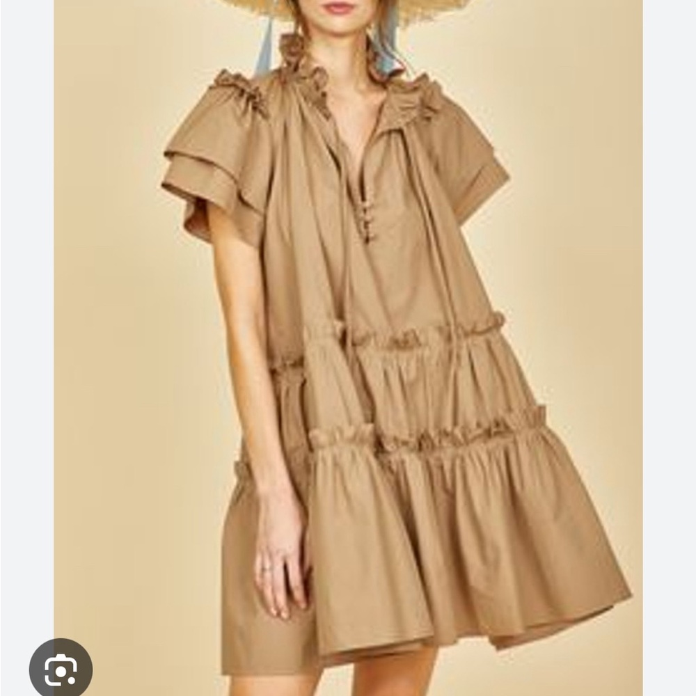 Hunter Bell Merritt Brown Dress